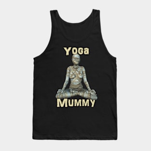 Yoga Mummy Fire Log Pose Tank Top
